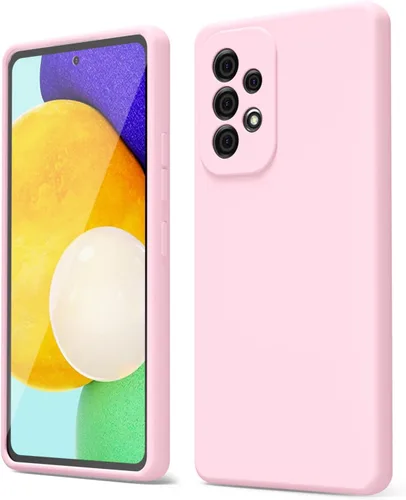 Vista 184 de oakxco Funda para teléfono Samsung Galaxy A12 con agarre de silicona líquida, linda delgada fina suave cubierta de gel de goma TPU lisa para mujeres
