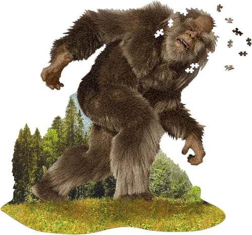 Vista 5 de Madd CAPP Sasquatch - Rompecabezas de 1000 piezas - 7005 - Borde con forma única, caja de lujo a prueba de manipulaciones de cinco caras, incluye