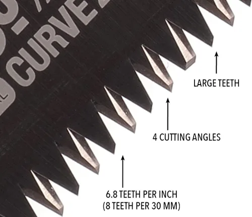 Vista 5 de Silky Professional Gomboy Curve 240mm Dientes Grandes Edición Outback (752-24)