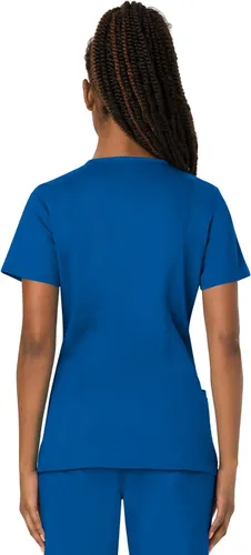 Vista 2 de Workwear Revolution Mujeres Scrubs Top V-cuello WW620