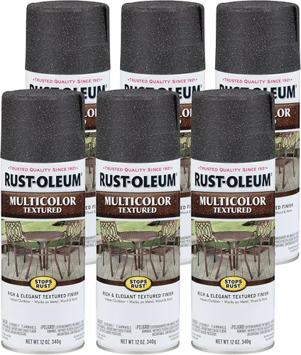 Vista 18 de Rust-Oleum 223525 Stops Rust Pintura en Aerosol Texturizada Multicolor, 12 oz, Hierro Envejecido Hierro añejado