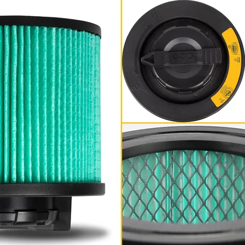Vista 2 de DEWALT Filtro de vacío HEPA de repuesto DXVC4003, apto para la mayoría de aspiradoras húmedas y secas de 4 a 5 galones, filtro de cartucho