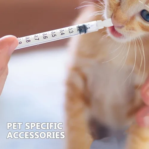 Vista 2 de Mikikit 20 pezones duraderos para gatitos y cachorros, para una fácil alimentación, para gatitos y cachorros recién nacidos, diseño portátil ligero