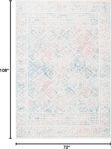 Vista 230 de Safavieh - Alfombra decorativa de la colección Tulum, modelo TUL264F, estilo marroquí, bohemio y desgastado, no suelta pelusa, para sala, vestíbulo