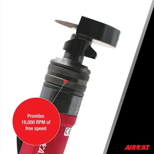 Vista 4 de AIRCAT Herramientas neumáticas 6530: Herramienta de corte de cabezal flexible de 3 pulgadas de 0.5 HP Velocidad libre de 18,000 RPM