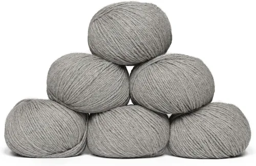 Vista 87 de Juego de 6 madejas de 100% lana de alpaca bebé (10.58 oz) de peso DK, fabricadas en Perú, celestial suave y perfecto para tejer y hacer ganchillo