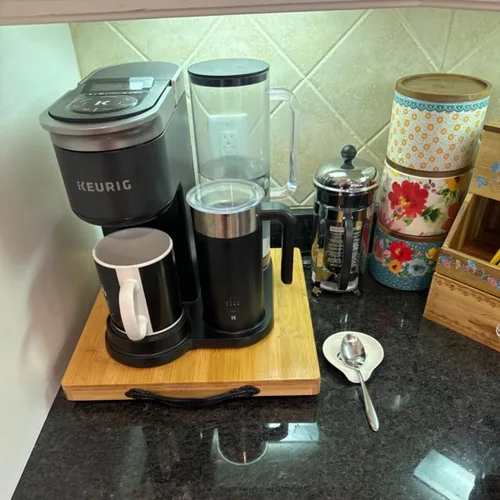 Vista 6 de Soporte de cerámica para cucharas de café y té, agitadores, organizador de encimera