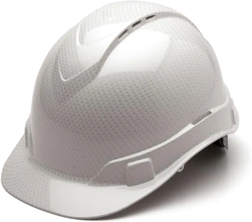 Vista 13 de Pyramex Ridgeline Cap Style Hard Hat 4 Point Ratchet Vented