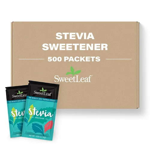 Vista 9 de SweetLeaf Paquetes de Stevia en polvo, edulcorante cero calorías con extracto de hoja de stevia, sin aditivo edulcorante artificial, sin azúcar