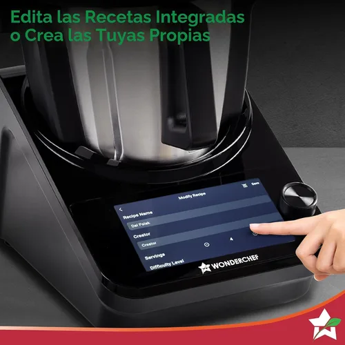 Vista 6 de Wonderchef Chef Magic Robot de cocina todo en uno para cocina india e internacional Cortar automático, saltear, revolver, amasar... Aplicación