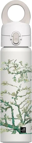 Vista 67 de RHINOSHIELD AquaStand - Botella magnética de 16 onzas, botella de agua aislada de acero inoxidable de boca redonda, botella deportiva con mango