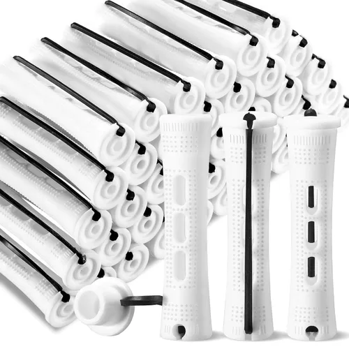 Vista 12 de WILLBOND 60 Piezas Varillas Cortas para Permanente Varillas para Permanente de Cabello Natural con Banda de Goma Elástica Kit de Ondas Frías