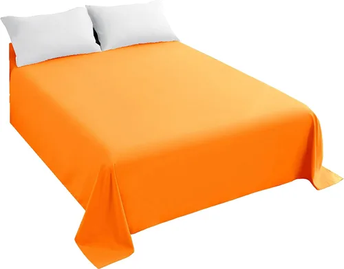 Vista 23 de Sfoothome Sábana encimera de tamaño matrimonial – Microfibra cepillada extra suave, lavable a máquina, sin arrugas (beige, matrimonial)