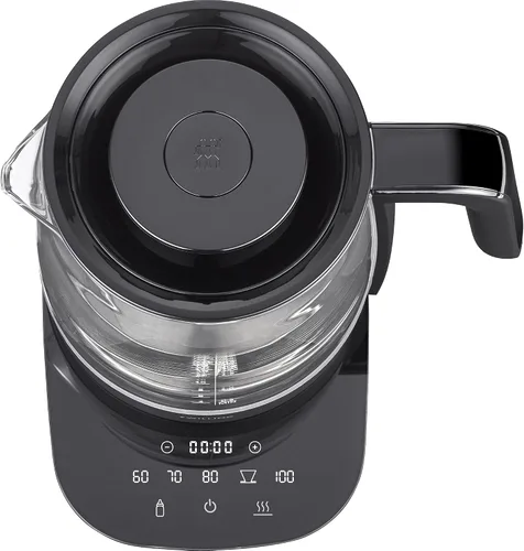 Vista 3 de Tetera de vidrio ZWILLING Enfinigy, tetera de té, color negro