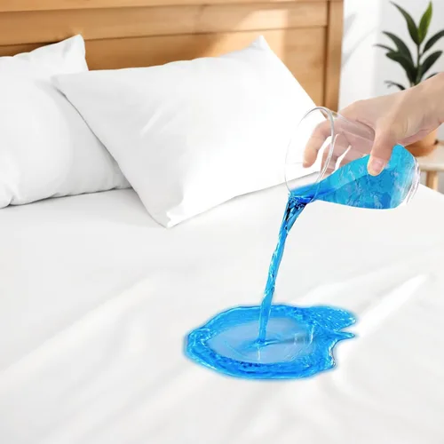 Vista 11 de Hitime Protector de colchón 100% impermeable tamaño individual, funda de colchón lavable a máquina, estilo ajustado con bolsillos profundos