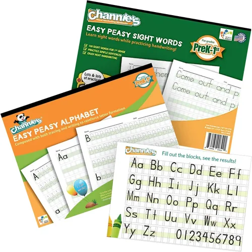Vista 18 de Channie's Libros de trabajo de alfabeto y escritura a mano, 3 libros de trabajo, muchas prácticas con formato visual Una manera más fácil