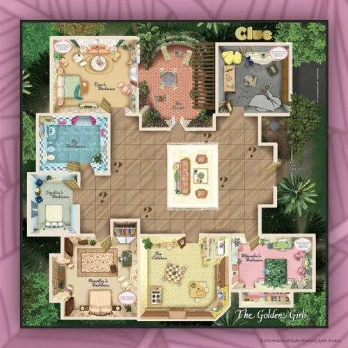 Vista 6 de USAopoly The dorado Girls Clue Juego de mesa