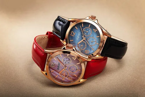 Vista 7 de August Steiner AS8191 - Reloj multifunción para mujer, esfera de perla y correa de piel auténtica en relieve de cocodrilo
