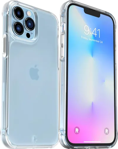 Vista 32 de REBEL Funda transparente para iPhone 13 [Crystal Series Gen-3] compatible con MagSafe, no se amarillea, antiarañazos, protección a prueba de golpes