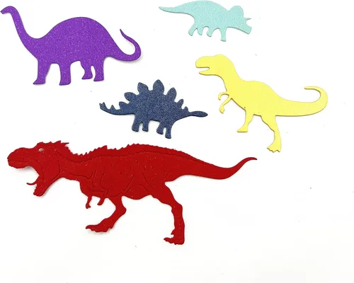 Vista 5 de 5 piezas de metal troquelados de dinosaurio de Pascua, troqueles de animales de dragón, plantillas de molde de plantillas para manualidades