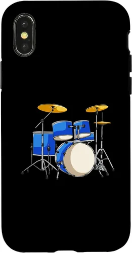 Vista 4 de Funda para iPhone 15 Drum Set Drums Rock Music Drummer
