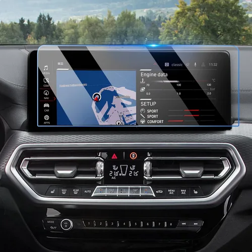 Vista 9 de TTCR-II Protector de pantalla de navegación para BMW X3 2018-2021 G01