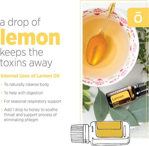 Vista 6 de Aceite esencial de limón DoTERRA, 0.5072 fl oz, 2