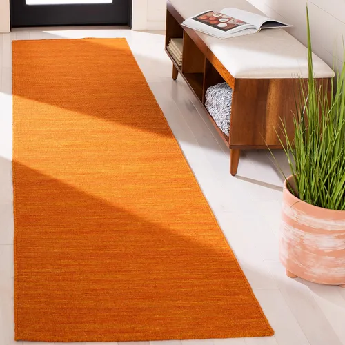Vista 32 de SAFAVIEH Kilim Collection - Alfombra de pasillo de 2 pies 3 pulgadas x 9 pies, color beige, hecha a mano, de lana sólida, casual, ideal para zonas