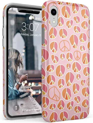Vista 7 de Casely Funda para iPhone XR #GRLPWR Triple amenaza Diseño clásico ultra delgado