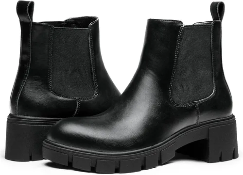 Vista 7 de Jeossy Botines para mujer 9606 Chelsea Plataforma Chucky Botines para Mujer