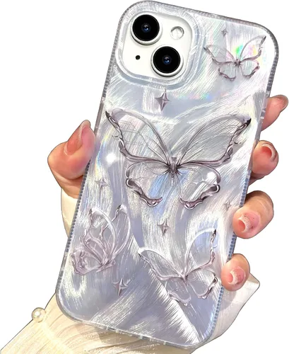 Vista 63 de I-MGAE-IN-AR Funda compacta para iPhone 11, diseño de mariposa, marco de protección de lente de cámara con diamante 3D, bonitas fundas protectoras