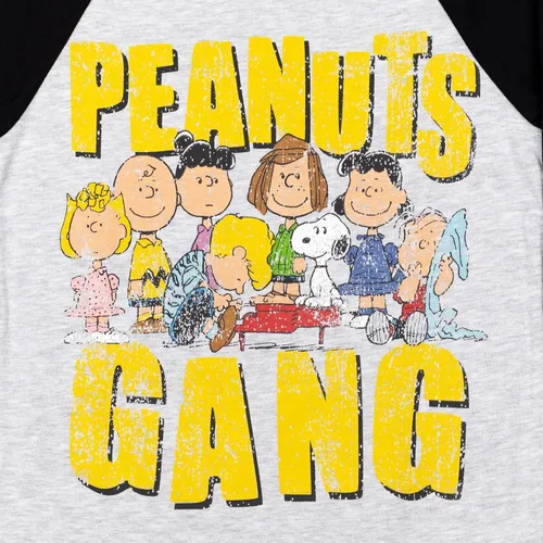Vista 8 de Peanuts Snoopy Charlie Brown and Friends - Paquete de 2 camisetas gráficas de manga larga
