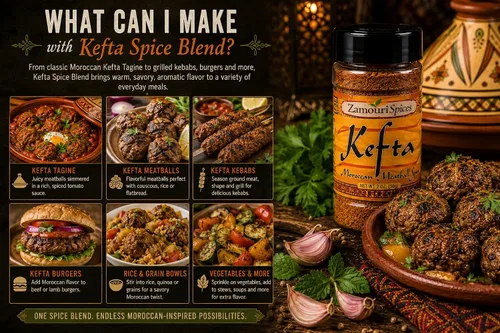 Vista 6 de Kefta - Especia marroquí de albóndigas 2.0 oz - Zamouri Spices