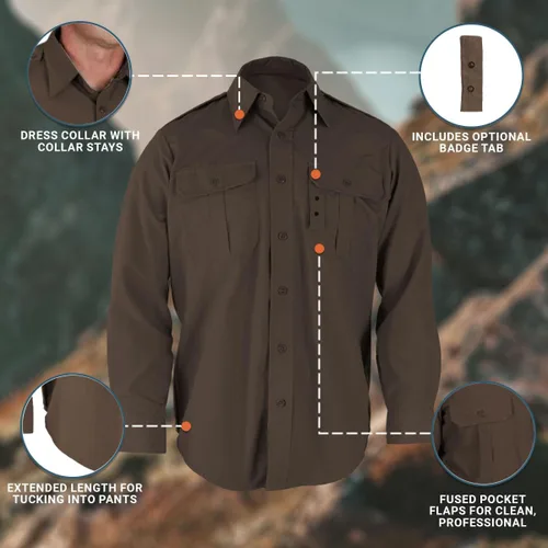 Vista 8 de Camisa táctica de manga corta, de Propper, para hombre