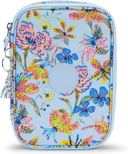 Vista 100 de Kipling Bolsa de cosméticos Bts de 100 bolígrafos para mujer Sello de flores