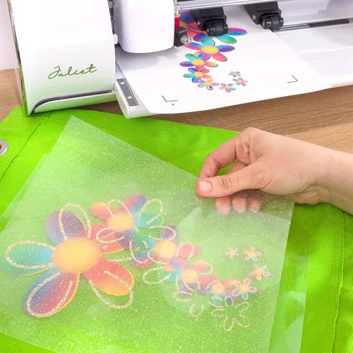 Vista 5 de Siser EasyColor DTV, rollo de 20 pulgadas x 1 yarda, vinilo de transferencia de calor compatible con impresora de inyección de tinta, transferencia