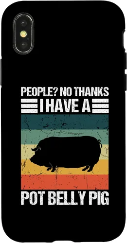 Vista 4 de iPhone 15 Pot Belly Pig Toys Food Supplies Pot Belly Pig Owner Case