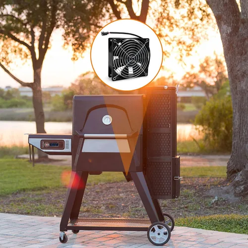 Vista 6 de Stanbroil Kit de ventilador compatible con Masterbuilt Gravity Series 560/800/1050 Digital Charcoal Grill & Smoker, pieza de repuesto para 9904190040