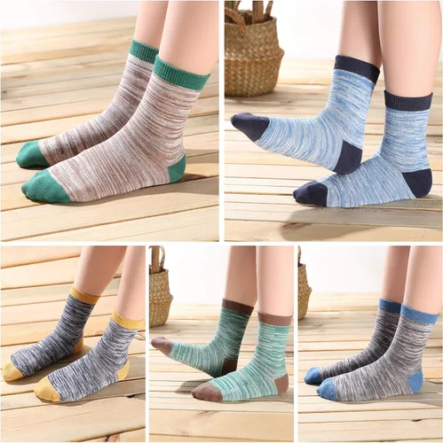 Vista 4 de Kids Boys Soft Fashion Cotton Dress Socks Gift