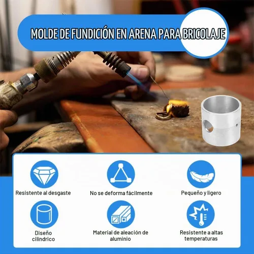 Vista 5 de BORDSTRACT Caja de arena de fundición de arena, molde de fundición