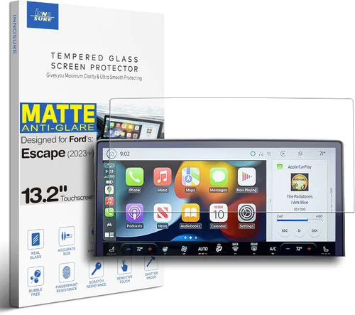 Vista 10 de Protector de pantalla de vidrio templado para Ford Escape (2023/2024/2025) ST-Line Select/Platinum/ST-Line Elite Accesorios de pantalla táctil