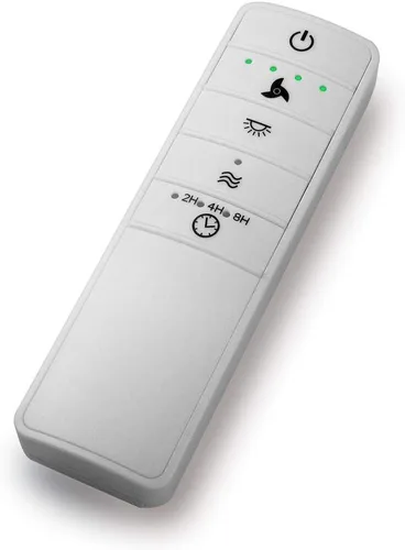 Vista 3 de Hampton Bay - Ventilador de techo universal compatible con guiño blanco con mando a distancia