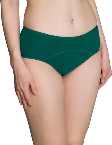 Vista 2 de INNERSY Ropa interior posparto de algodón para mujer, a prueba de fugas, paquete de 3