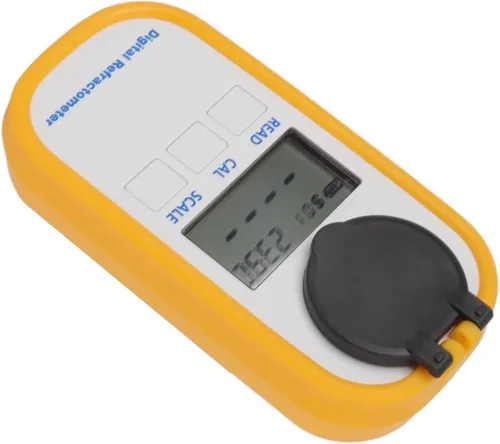 Vista 8 de Mumusuki Medidor digital refractómetro rango de escala 0-80% para medición de porcentaje de volumen de alcohol