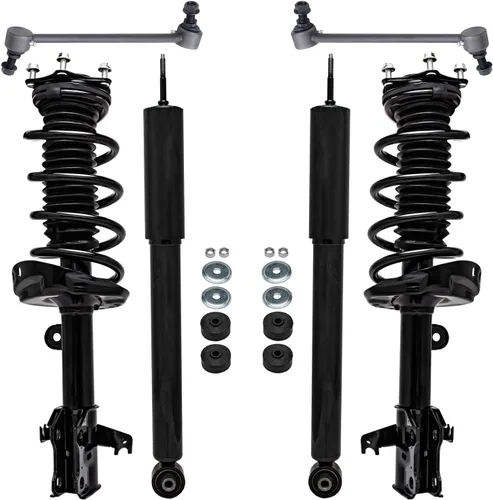 Vista 21 de Detroit Axle - Kit de puntales delanteros de 6 piezas para Ford Escape 2014-2019, 2 puntales y muelles helicoidales, 2 enlaces de barra