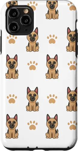 Vista 13 de Funda con diseño de pastor alemán para iPhone 16