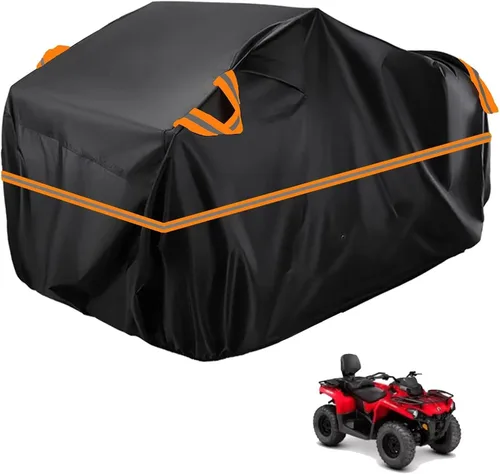 Vista 110 de Cubierta para ATV impermeable compatible con Arctic Cat H1 EFI TRV Cruiser 4x4 2011, cubierta de 210D para vehículos de 4 ruedas, cubierta para quad
