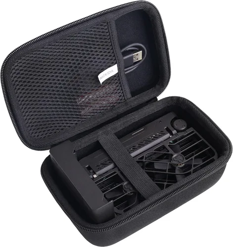 Vista 2 de Funda de transporte rígida de EVA compatible con HOVERAir X1 Drone con estuche de almacenamiento de kit de cámara