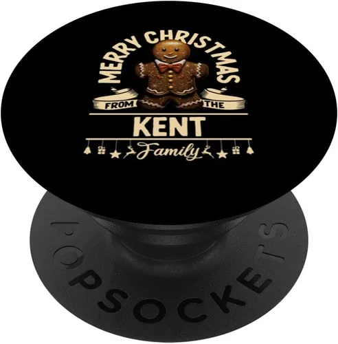 Vista 6 de Kent Family Christmas Costume Gingerbread Man Matching PopSockets MagSafe PopGrip for iPhone