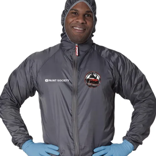 Vista 2 de Colad X Paint Society BodyGuard - Traje de pintura antiestática reutilizable para automóviles o abrigo de laboratorio